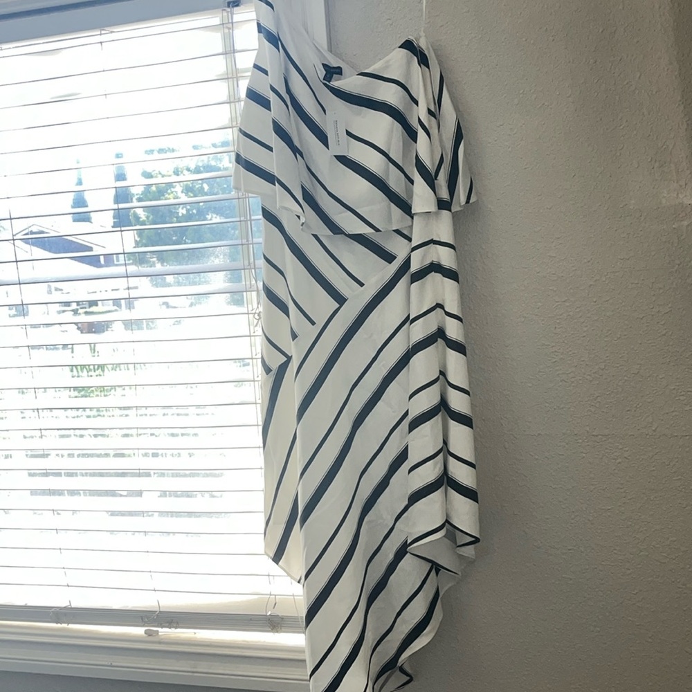 Banana Republic Black and White Dress